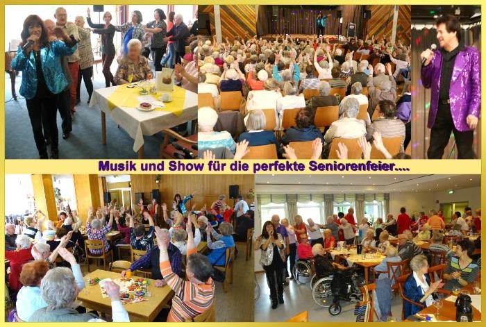 Musik und Show f�r die perfekte Seniorenfeier.